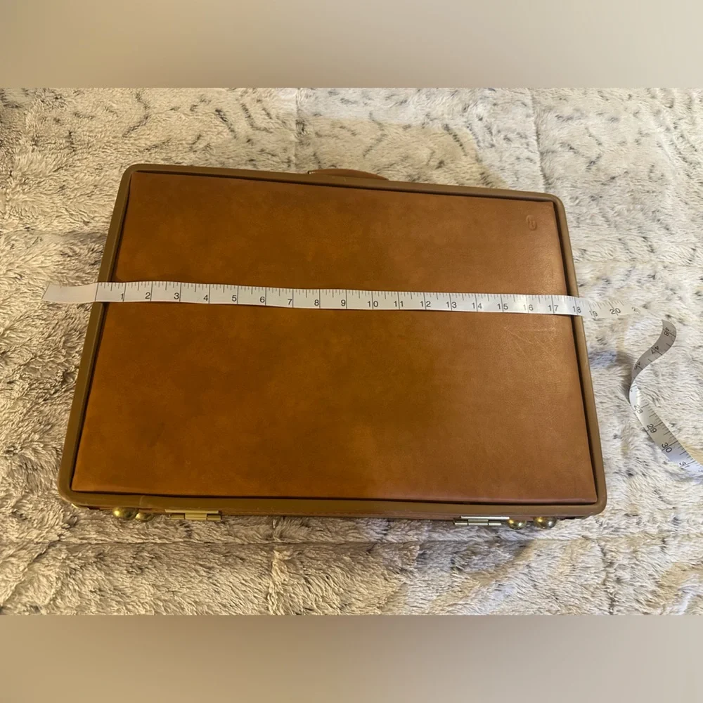 Vintage Hartmann Belting Leather Attaché Briefcase - Excellent Condition w/ Key